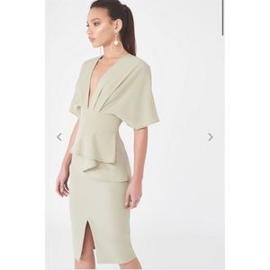 lavish alice peplum dress